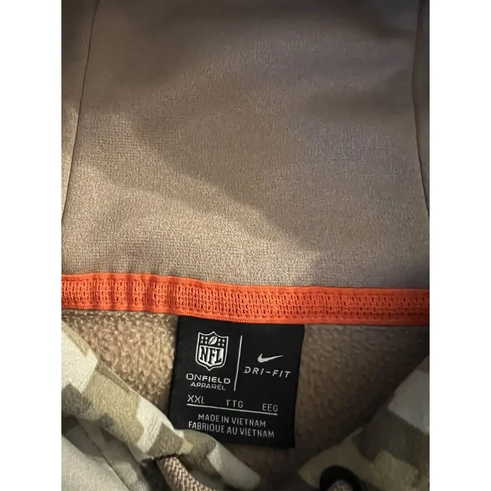 Men Nike NY Giants 2019 Salute to Service Sideline Therma Pullover Hoodie, XXL